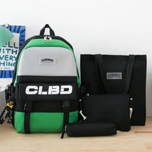 4 Sets/Pcs Woman Laptop Backpack Ribbons School Backpa cute cat Schoolbag For Te - £139.36 GBP