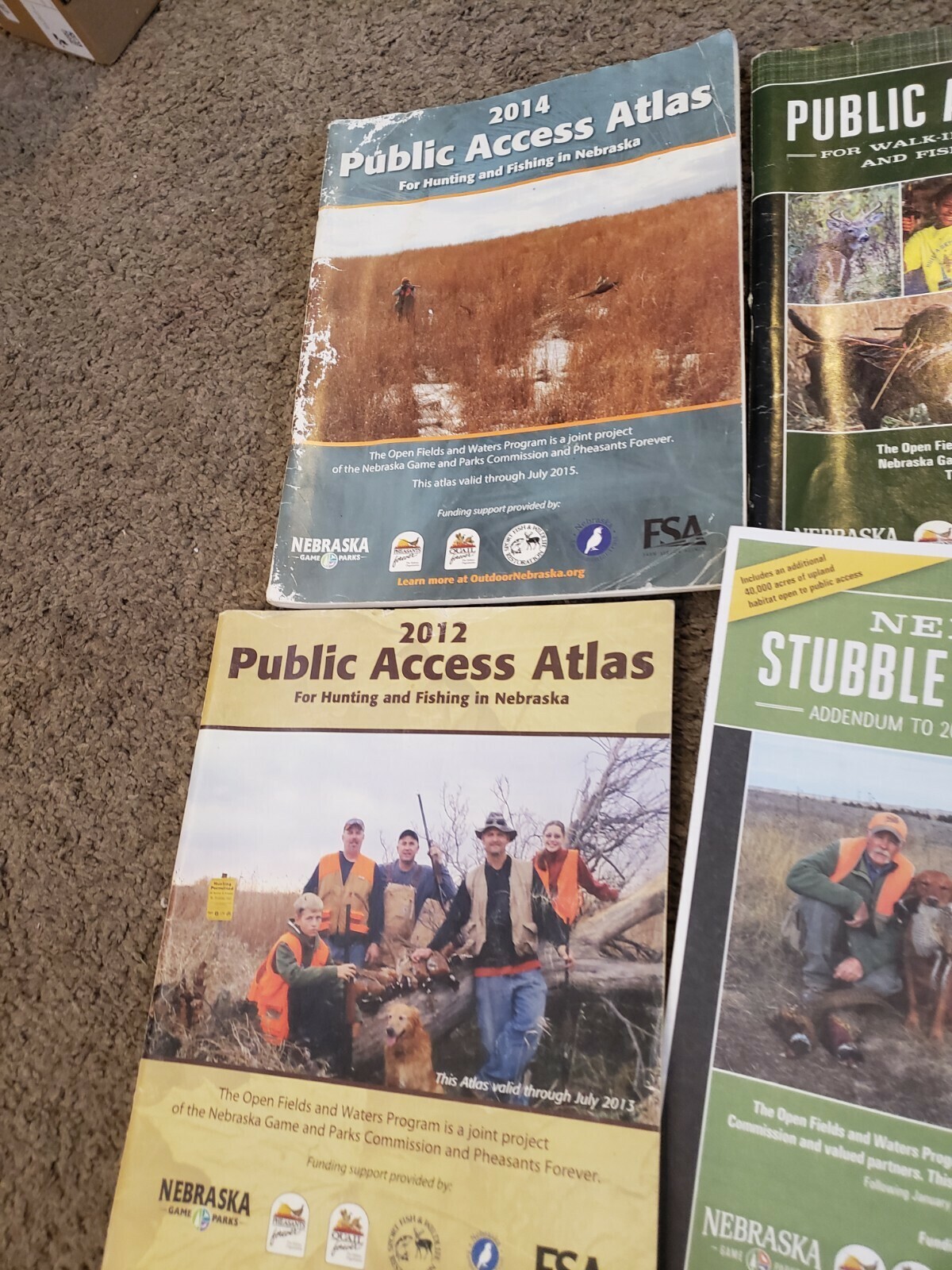 NICE LOT o 6 Nebraska Public Stubble Atlas Access Guide Magazine 2012 2014 2016 Item image 4