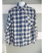 LUCKY BRAND FLANNEL PLAID CHECK LS SHIRT SIZE 6 NWOT YOUTH - $22.57 CAD