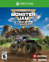 Monster Jam Steel Titans 2 - Microsoft Xbox One XONE XB1 X1 Video Game - $41.49