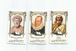 World&#39;s Wordsmiths 2010 Topps Allen &amp; Ginters Mini&#39;s Lot Of Three (3) Cards - £5.33 GBP