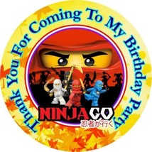 12 Ninjago Birthday Party Favor Stickers (Bags Not Included) #1 - $10.88