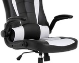 Pu Leather Executive High Back Computer Chair For Adults Women Men (Whit... - $96.99