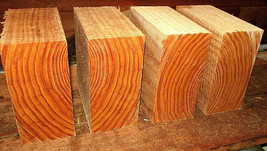Four Beautiful Honey Locust Bowl Blanks Lathe Turning Block Lumber 6&quot; X 6&quot; X 3&quot; - £38.88 GBP