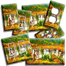 Nature Red Mountains Waterfall Cascade Light Switch Outlet Wall Plate Room Decor - £8.76 GBP+
