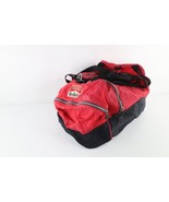 Vintage 90s Marlboro Distressed Spell Out Handled Duffel Bag Carry On Red - €32,58 EUR