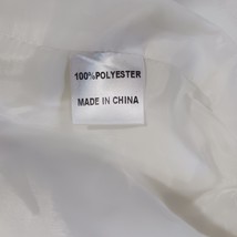 White Fox Women's White Open Front Cropped Blazer Jacket Size Medium image 5