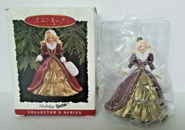 1996 Barbie Hallmark Keepsake Christmas Ornament Holiday Barbie #4 New Box U16 - £11.98 GBP