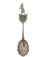 AUSTRALIA Stainless 4.5&quot; Enamel Embossed Souvenir Teaspoon Spoon KOALA K... - $75.07 MXN