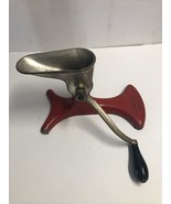 Vintage Enterprise Red Meat Grinder Chopper Grinder Number K-1978 - $34.21 CAD