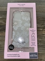 Kate Spade Hardshell Case iPhone 12 Mini 5.4&quot; Hollyhock Flowers &amp; Diamonds - £11.25 GBP