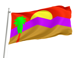Palm Springs California USA Flag,Size -3x5Ft / 90x150cm, Garden flags - £23.82 GBP