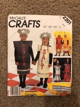 Vintage Sewing Pattern McCall&#39;s 2201- Children Costumes Rocket,Pencil 19... - £5.40 GBP