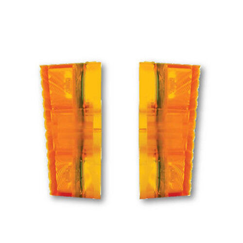 69 70 Chevy Pickup Truck Front Amber LED Park Light Lamp Lens PAIR 1969 1970 Item image 5
