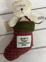 New Boyds Bears Plush Ornament Baby’s First Christmas 2006 - $14.00