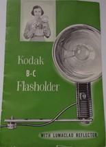 Vintage Kodak B-C Flasholder with Lumaclad reflector Manual Booklet  - £5.45 GBP