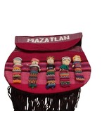 Mazatlán Worry Doll Embroidered Clutch Purse -Pink & Black Wallet Style ... - $146.88 MXN Mazatlán Worry Doll Embroidered Clutch Purse -Pink & Black Wallet Style ... - $146.88 MXN