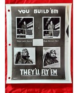 World War 2 Eastern GM Aircraft  Linden,NJ Photo~ You Build &#39;EM THEY&#39;LL ... - $46.75