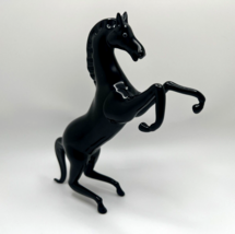 New!! Murano Glass, Handcrafted Unique 6&#39;&#39; Arabian Standing Horse Figurine - $168.21