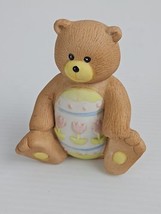 VTG Teddy Bear Dress for Easter 3&quot; Figurine  - £6.39 GBP