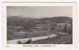 Panorama Mountain View Cavendish Vermont postcard - £4.70 GBP