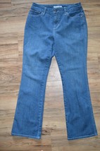 Chico&#39;s Platinum Denim Blue Jeans ~ Sz 0.5 or 6 Misses ~ Bootcut ~ Mid Rise - £13.46 GBP