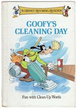 VINTAGE 1988 Disney Goofy&#39;s Cleaning Day Hardcover Book  - £11.65 GBP