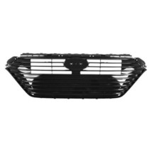 Grille For 2017-2019 Hyundai Ioniq Painted With Emblem Black Made of Plastic - £452.06 GBP