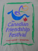  Canadian Friendship Festival Fort Henry 1995 XL Staff T-Shirt Headstone... - $54.07 CAD