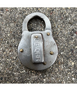 Vintage CB &amp; QRR Steel Railroad Lock No Chain, No Key , Very Nice Condition - $23.25