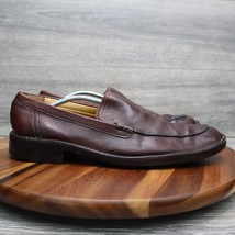 Cole Haan Shoes Mens 13M Brown Leather Slip On Casual Loafers Style C07879 - $25.62