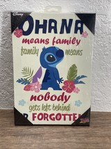 Disney Pop Creations Lilo &amp; Stitch Ohana Means Family Wall Decor KG JD - $9.90