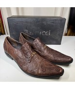 Carrucci By JC Studio Leather Western Slip On Loafer Shoes Men’s Size 9 ... - $62.35 CAD