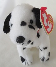 Ty Dizzy Plush Beanie Baby Dalmatian Dog Clip-on (2006) - £7.86 GBP