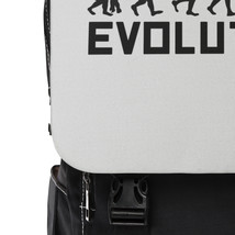 Unisex Casual Oxford Shoulder Backpack w/Flap, Pockets, &amp; Laptop Sleeve - £43.80 GBP