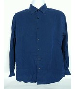 Ben Sherman Men&#39;s Dress Shirt 16½ 34-35 Blue Black Striped Long Sleeve - £17.48 GBP