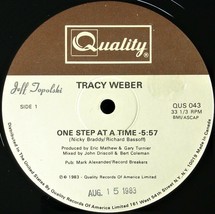 Tracy Weber &quot;One Step At A Time&quot; 1983 Vinyl 12&quot; Single 3 Trks Qus 043 ~Rare~ Htf - £21.34 GBP