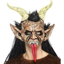 Beast Krampus Demon Mask Adult Brown 47074 - $32.34