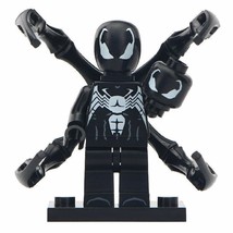 Symbiote Spiderman (Venom suit) Marvel Comics Figure For Custom Minifigures - £2.33 GBP