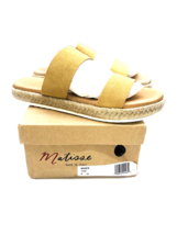 Matisse Mixer Slide Leather Sandals- Tan, US 8M - £35.52 GBP