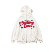  style new alphabet  print street hip hop oversized hoodie men Y2K  Hara... - $153.95