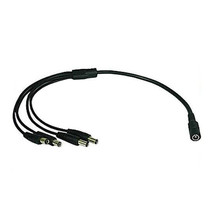 16&quot; DC 1 to 4 Power Splitter Cable For CCTV Camera Security Surveillance System - £13.42 GBP