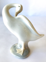 Lladro Preening Goose 4553 Porcelain Farm Animal Figurine Gloss Made in Spain - £45.63 GBP