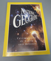 National Geographic Magazine January 2000 Space Cover Skewed Logo - £9.16 GBP