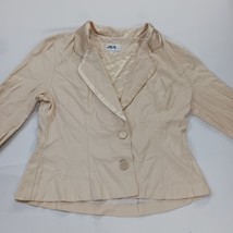 JBS LTD Women’s Tan/Beige Rayon Blend 2-Button Blazer Jacket Size 12 image 14