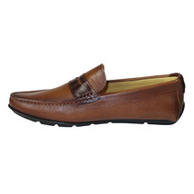 Men's Shoes Steve Madden Slip On Driving style Casual Soft Leather Tatem Bronze image 5