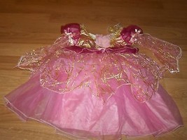Size 4-6X Creative Designs Pink Asian Princess Costume Dress Gold Accent... - $24.00