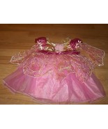 Size 4-6X Creative Designs Pink Asian Princess Costume Dress Gold Accent... - £19.18 GBP