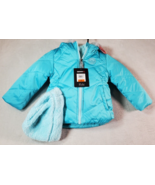 Gerry 3-in-1 Puffer Jacket Girls Tall 2 Blue Pockets Long Sleeve Hooded ... - £17.75 GBP