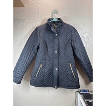 Big Chill Women&#39;s Black Faux Quilt Insulated Jacket Coat Size Small - $511.24 MXN